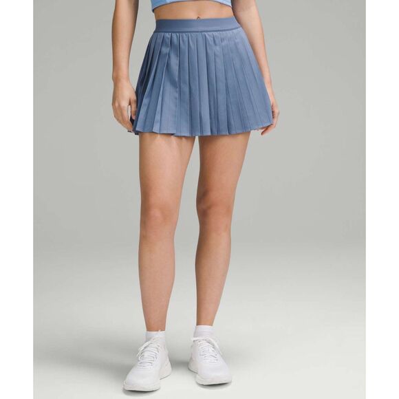 Lululemon High-Rise Pleated Tennis Skirt Oasis Blue Size 6 New with tag NWT
